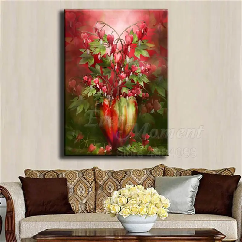 Алмазная живопись с изображением цветов томатов квадратной формы 5D картина