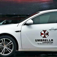 volkrays car accessories umbrella corporation reflective car sticker decal for volkswagen golf audi a3 ford focus 2 bmw e90