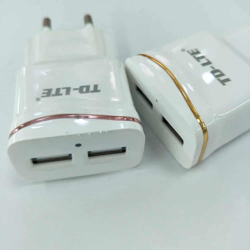 ТД LTE 2 Порты Путешествия стены Зарядное устройство 5 В/2.1a (макс.) работать со всеми