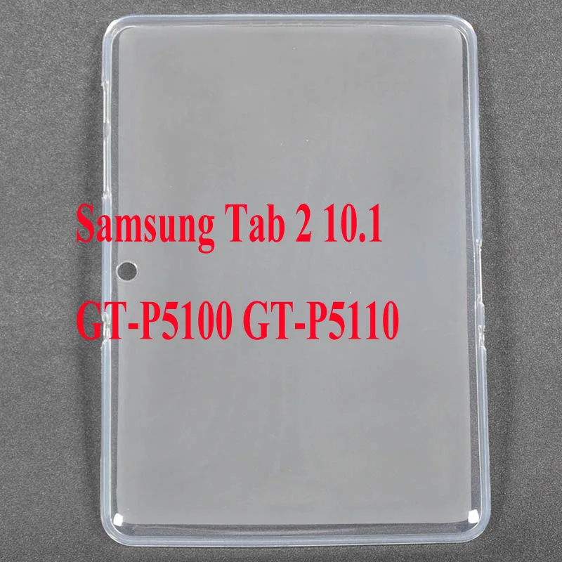 TPU Защитный флип-чехол из искусственной кожи с зернистой текстурой для samsung Galaxy Tab 2, 10,1 дюймов, GT-P5100, P5110, P5113, умный чехол для планшета+ пленка+ ручка - Цвет: TPU