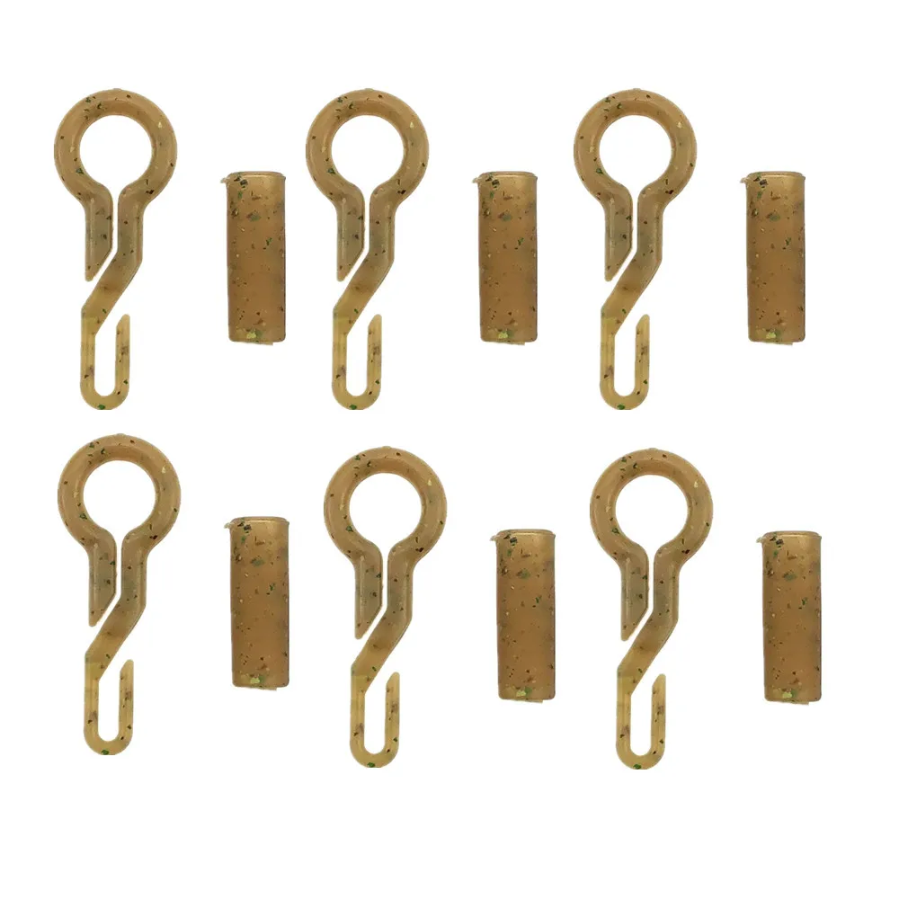 10 Sets Back Lead Clips With Tubes Strong Durable Fishing Professional Carp Tackle Tools Clip | Спорт и развлечения