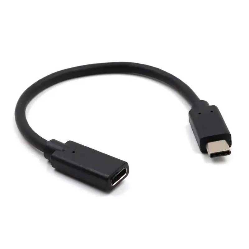 USB-C type C штекер-Женский USB 3,1 удлинитель короткий кабель Шнур для nintendo Switch для Macbook type c устройства
