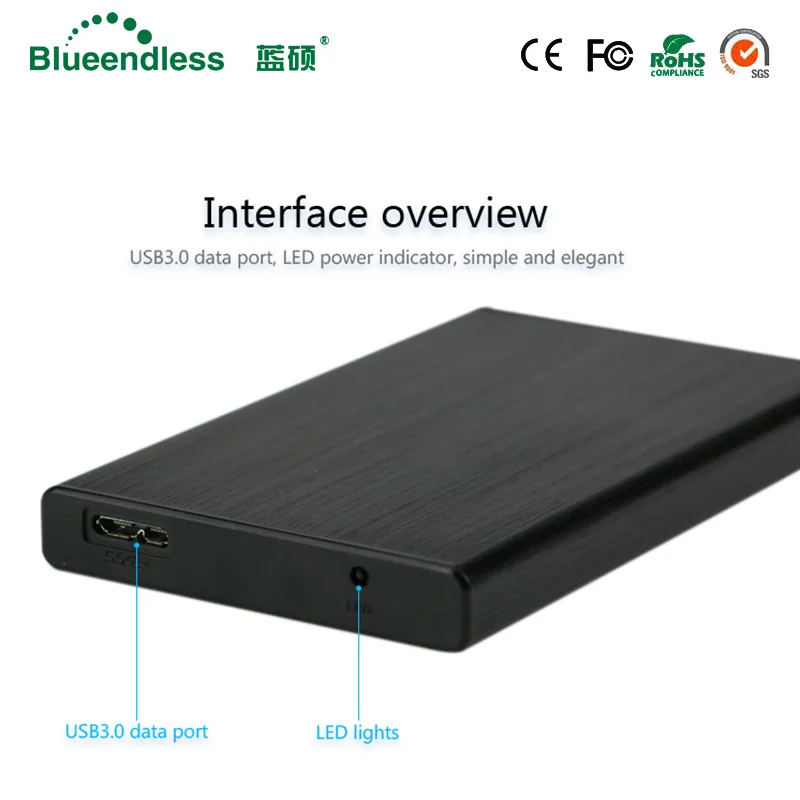 Blueendless  2, 5  HDD  USB 3, 0 Sata 6 /,     UASP       SSD