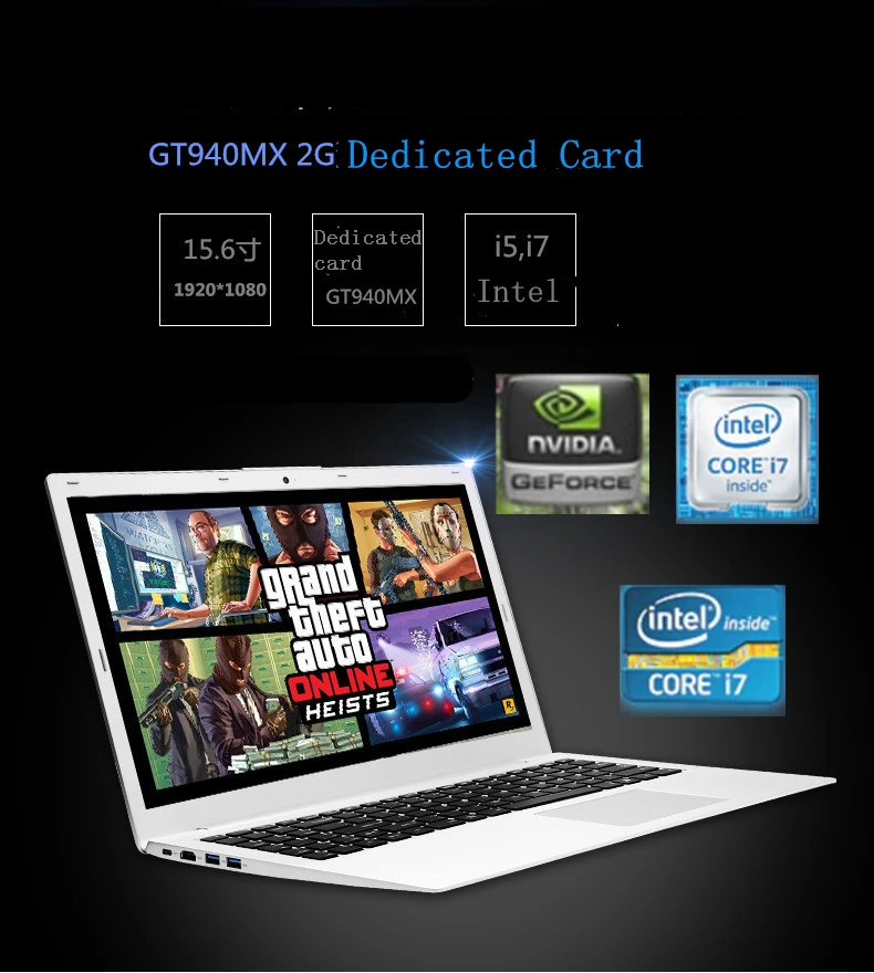 DeeQ 15,6 дюймов NVIDIA Geforce GT940 2 Гб выделенная карта Лучший для игр Intel core i5 i7 металлический чехол для ноутбука type-c Bluetooth WIN 10