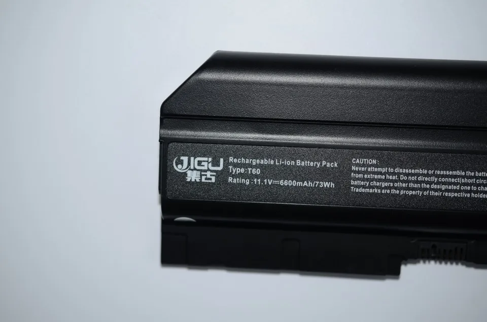 JIGU 9 ячеек ноутбук Батарея для IBM ThinkPad R60 R60e T60 T60p Z60m Z61e Z61m Z61p R500 T500 W500 40Y6795 40Y6797 40Y6799 41N5666