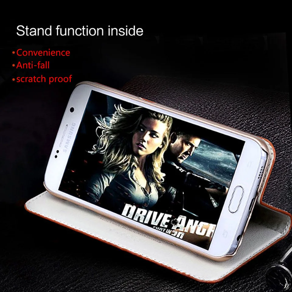 

Luxury Crocodile Texture Genuine Leather phone case for Sony Xperia a2 Flip phone protection Case All Hand made Phone Case