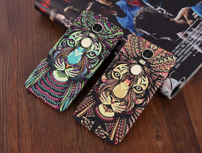 Чехол YonLinTan чехол для Xiaomi Redmi Note 4 4X X мобильный телефон с изображением слона тигра