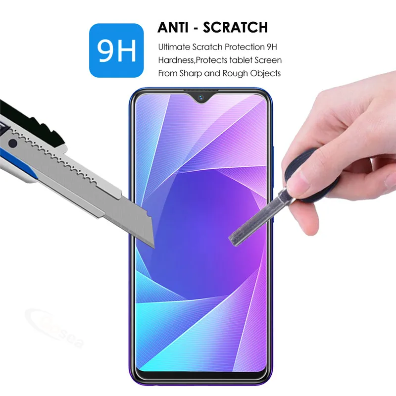 Qosea (2 предмета) телефон Экран протектор для Realme 3 Pro закаленное стекло 9 H