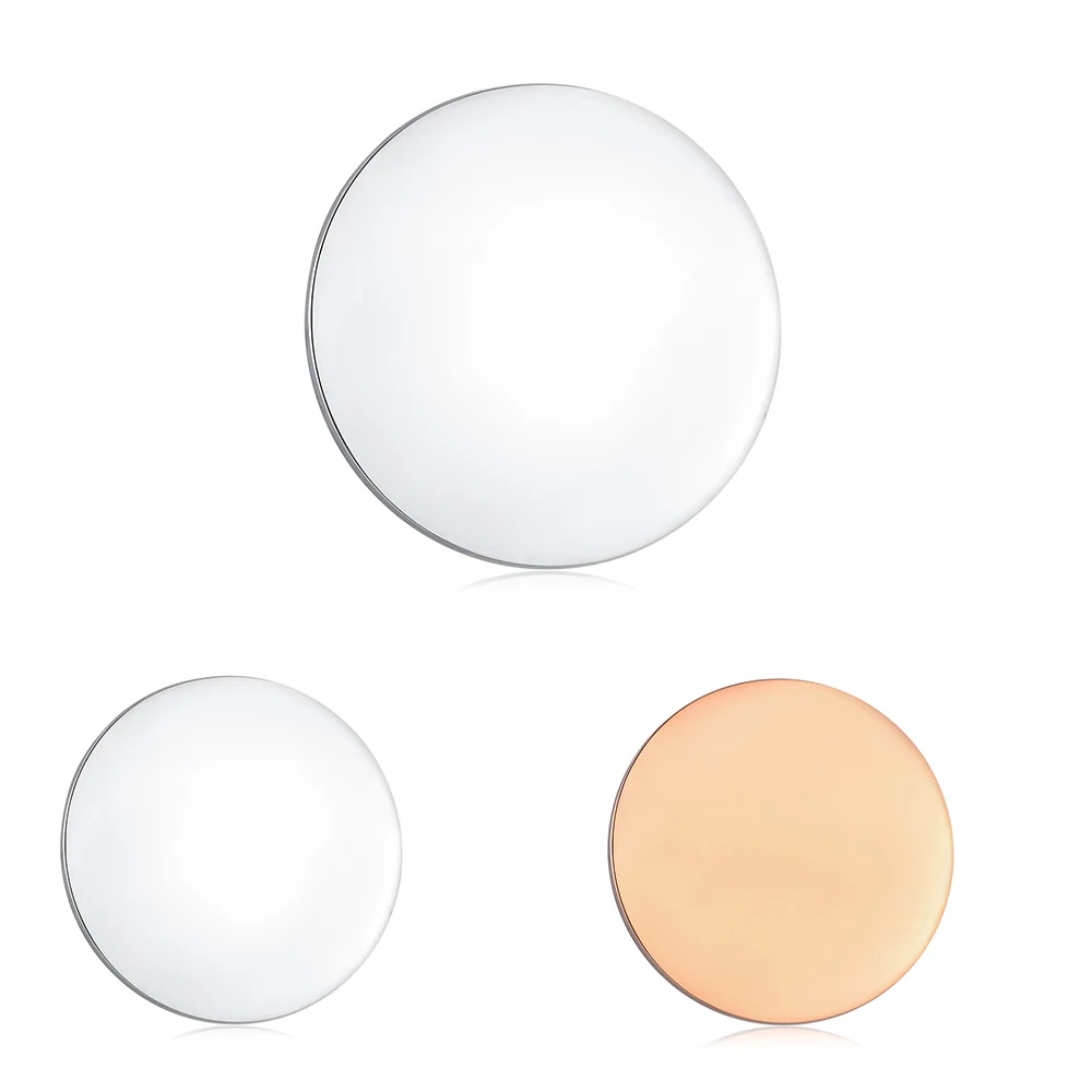 Хирургическая зеркальная полировка из нержавеющей стали 316L, водонепроницаемая бижутерия с напечатанной на заказ пластиной для плавающего очаровательного стеклянного медальона