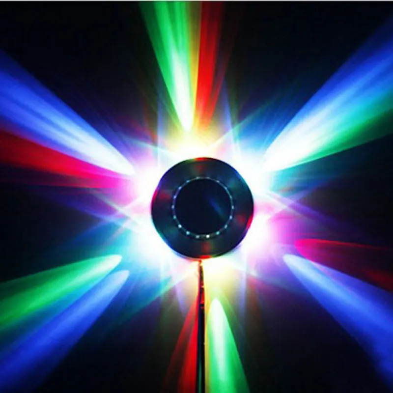 НЛО Подсолнух RGB портативный диско свет 48 шт светодиодный чип ночного клуба