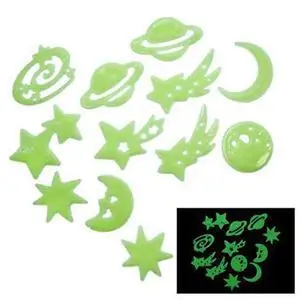 1 упаковка светящаяся в темноте наклейка на стену флуоресцентная Наклейка