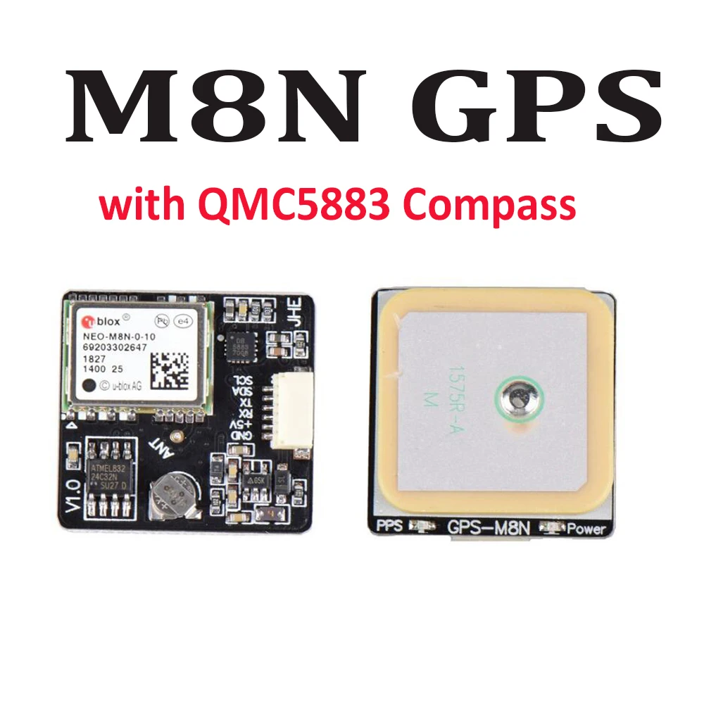 M8N gps с QMC5883 компасом для F3 F4 F7 Контроллер полета FPV RC гоночный Дрон Квадрокоптер 1