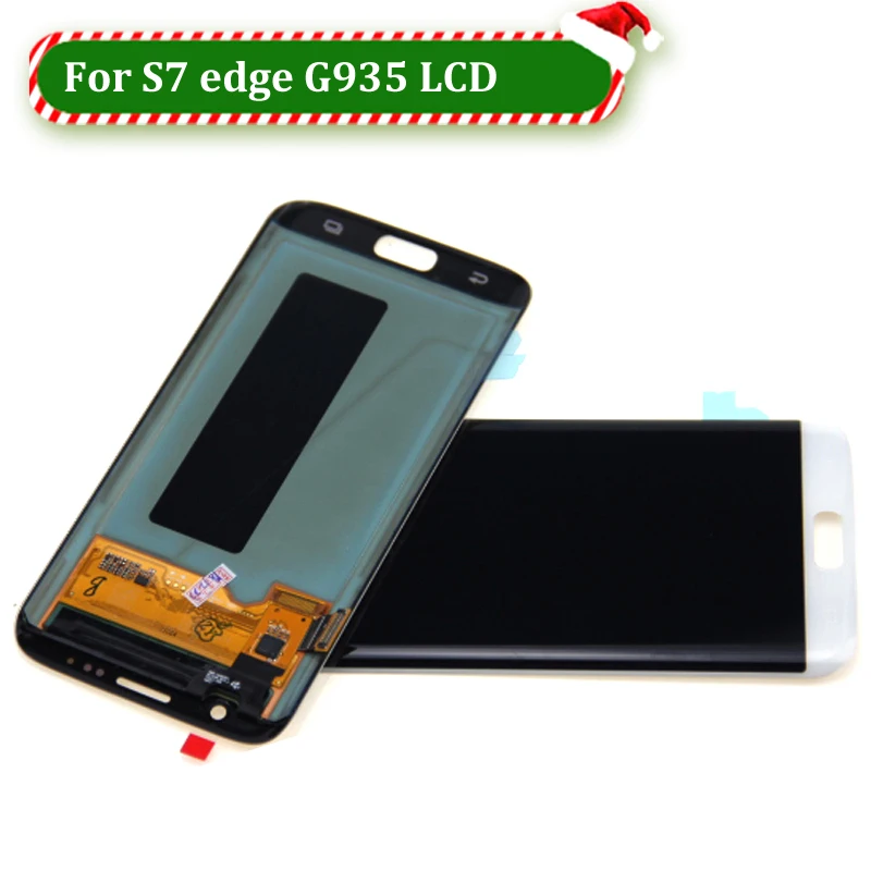 AMOLED AAA ЖК экран для samsung Galaxy S7 Edge G935 G935F G935A дисплей + кодирующий преобразователь
