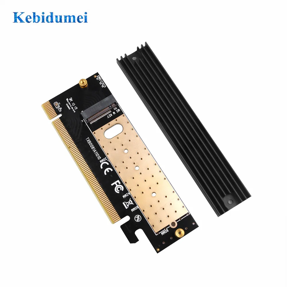Высокоскоростная карта расширения интерфейса kebidumei M.2 NVMe SSD NGFF на PCIE 3 0 X16 X4