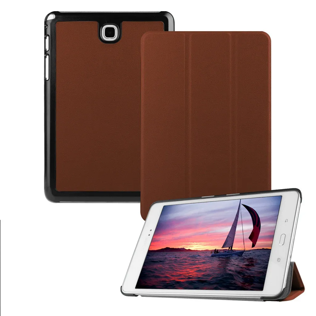 Ультратонкий чехол для планшета разноцветный Samsung Galaxy Tab A T350 8 дюймов откидной