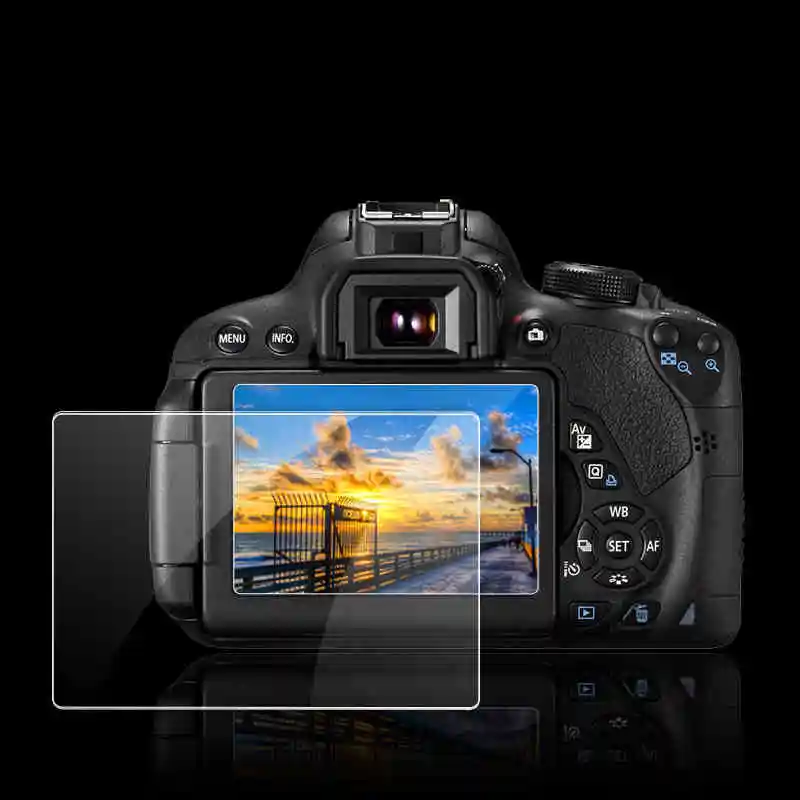Защитная пленка из закаленного стекла для Canon EOS 77D 70D 5D3/4 6D2 80D 760D M100 200D|screen protector|screen