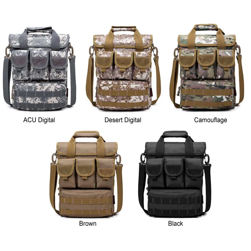 Мужская хозяйственная уличная тактическая сумка Oxford Messenger Военная камуфляжная