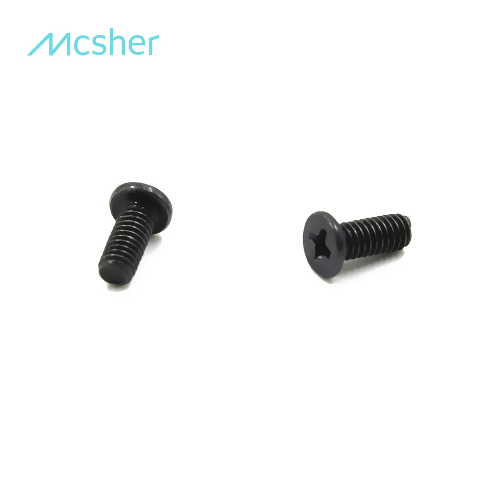 Винты Phillips с плоской пластинчатой головкой для ноутбука 50 шт. m2 5x6 мм черный