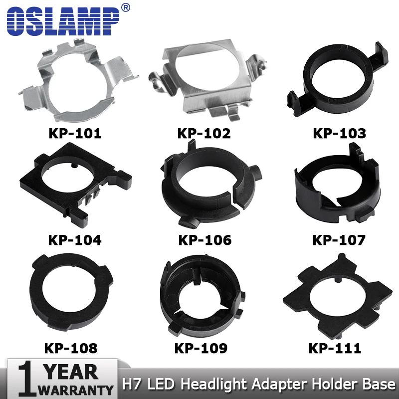 Oslamp H7/H1 для светодиодных фар монтажный адаптер держатель H1 H7 установка лампы