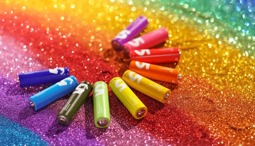 Xiaomi 10 шт./лот ZMI ZI5 AA Щелочная Радуга одноразовый комплект аккумуляторов для камеры мышь Клавиатура Контроллер игрушки ячейка