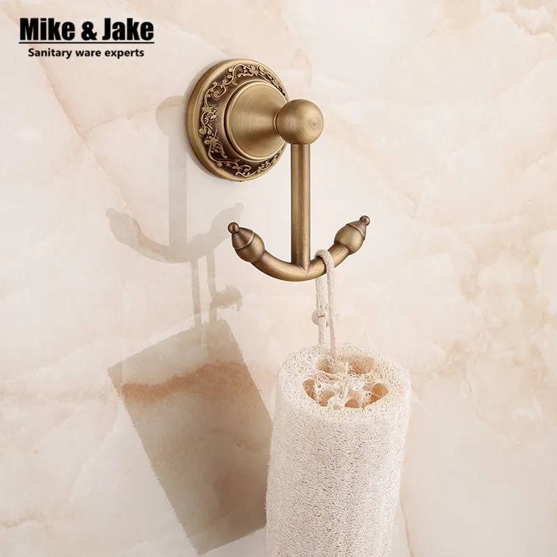 Античный настенный тканевый крючок одиночный для пальто фарфоровый цветок