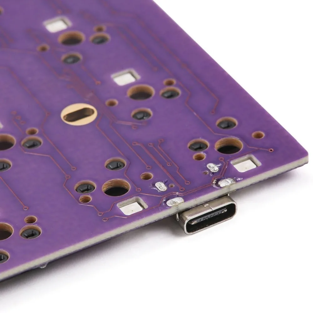 DZ65 RGB Горячая замена PCB type C Интерфейс для DIY механическая клавиатура подходит
