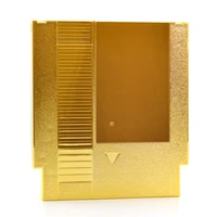 gold plated 72 pin game card shell for nes cover plastic case for nes game cartridge replacement shell