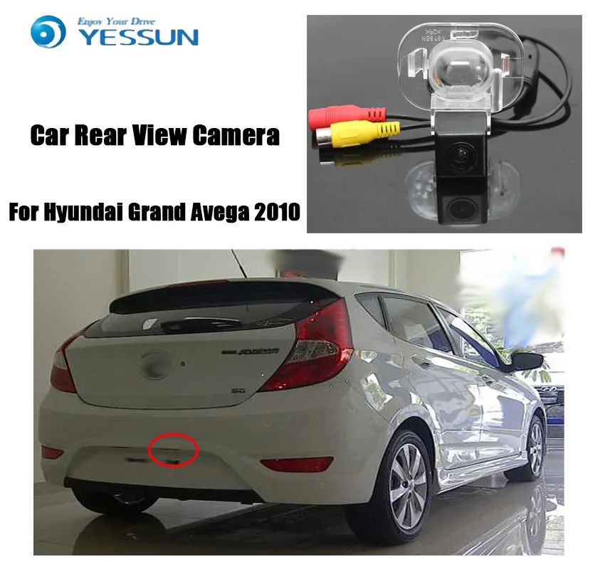 

YESSUN For Hyundai Grand Avega 2010~2015 Reversing Backup Camera Car Parking Camera Rear View Camera HD CCD