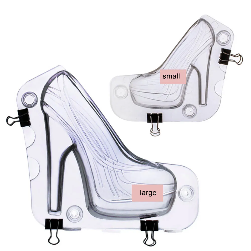3D Woman High Heel Shoe Chocolate Fondant Cake DIY Pastry Baking Tool Maker Mold Useful | Дом и сад