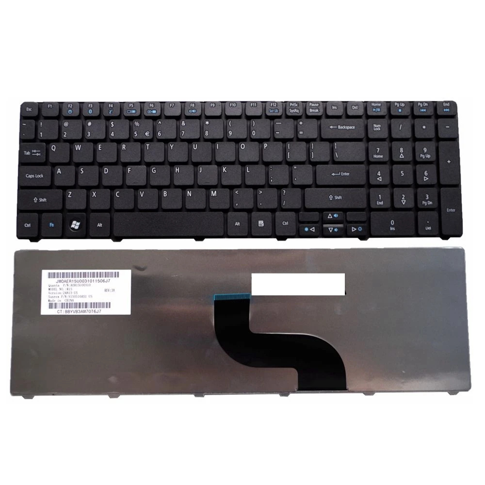 

US Black New English laptop keyboard For Acer 5536TG 7741ZG 7741G 5349 5536 5536G 5738 5738G 5738DG 5738ZG 5430 5342