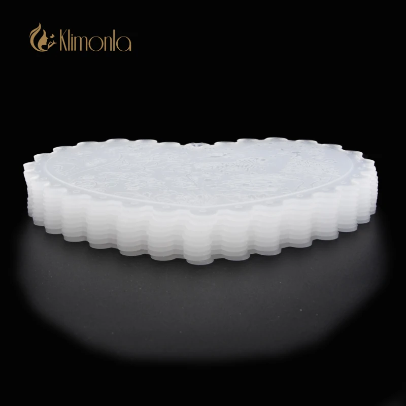 5 шт. прозрачные пластиковые трафареты для рисования ногтей|Шаблоны дизайна