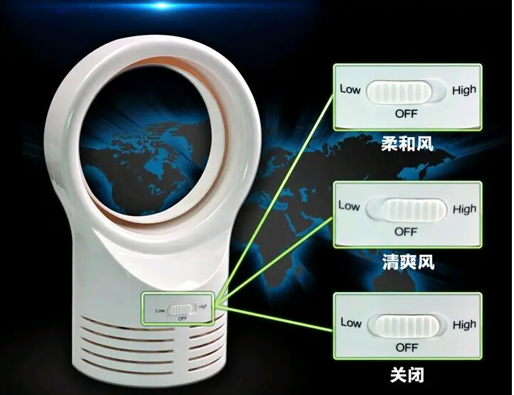 Сверхтихий вентилятор постоянного тока для домашнего офиса 12 В маленький с