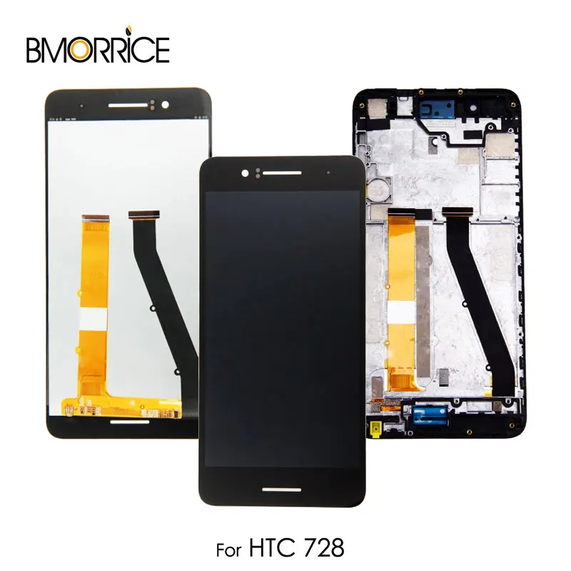 ЖК дисплей для HTC Desire 728 728G кодирующий преобразователь сенсорного экрана в сборе