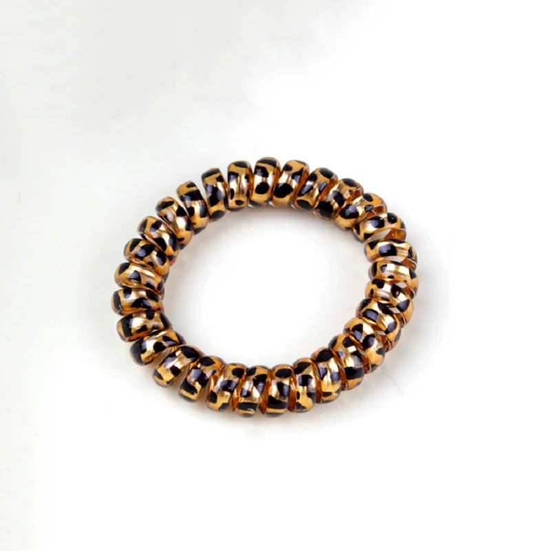 Резинка для волос эластичная веревка телефонная проволока весенний дизайн