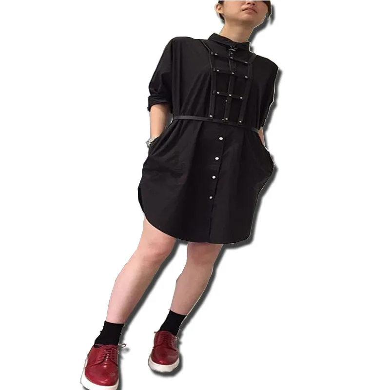 Бандаж для тела с заклепками пикантный пояс в стиле панк корсет упряжка