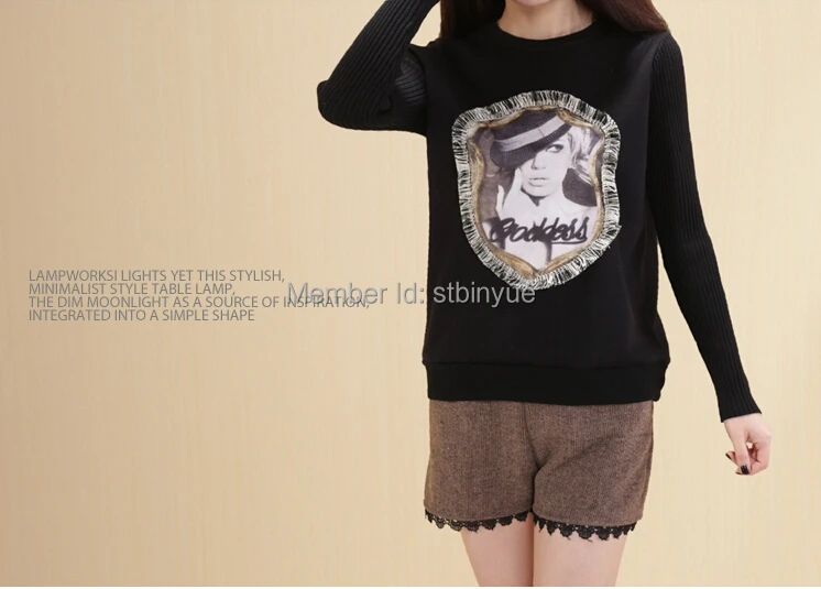 Hot Sale Winter Fashion women set of head Sweater Casual O-neck Knitted Pullovers loose thickening velvet garment | Женская одежда