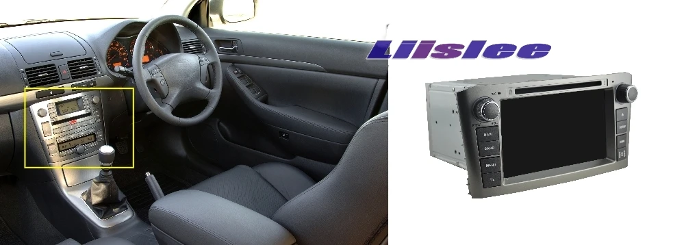 Для TOYOTA Avensis T250 Corona MK2 2003~ 2009 LiisLee Автомобильный мультимедийный телевизор DVD gps Радио Carplay стиль навигация Navi