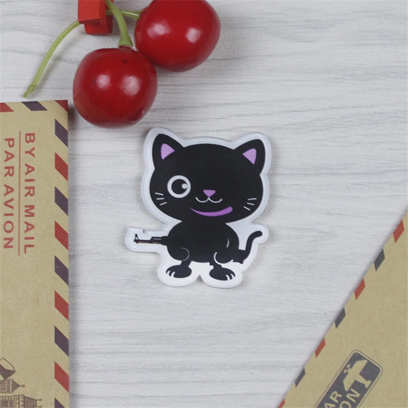 1 шт. творческий милый мультфильм животных Cat Магнитная Стикеры S акрил Магниты на