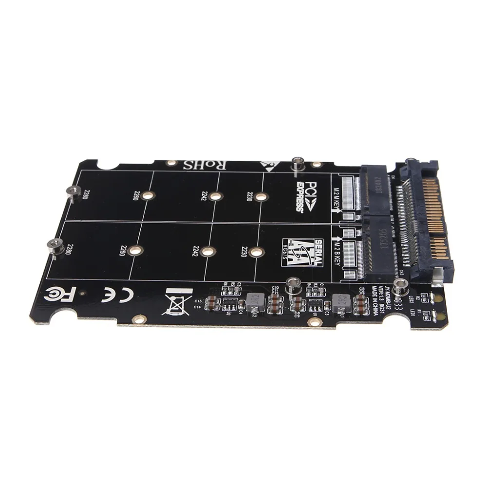 2 в 1 м. NVMe SATA Bus NGFF SSD PCI e U.2 SFF 8639 адаптер PCIe M2 конвертер настольный