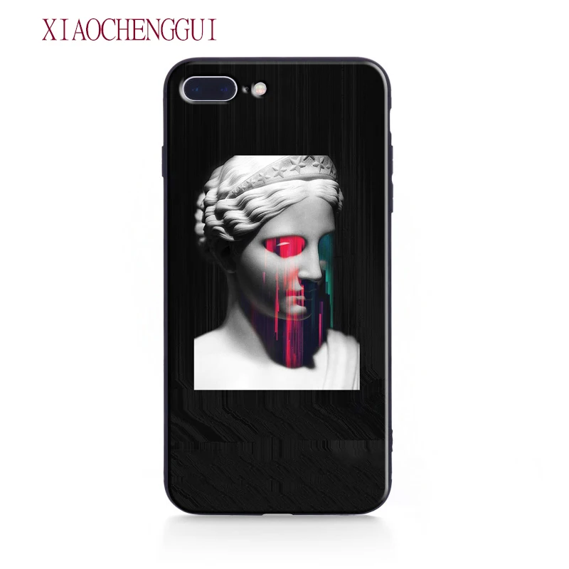 7 soft case Для iphone x чехол Мона Лиза арт Давид линии Мягкий силиконовый чехол для телефона чехол для iPhone 5S 6 6s 7 8 Plus XR XS Max 11 pro max чехол - Цвет: 7 soft case