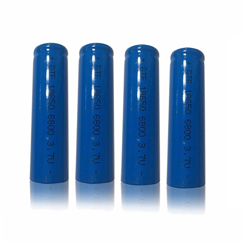 4 шт 3 7 V 6800mah 18650 литий ионный аккумулятор Батарея перезаряжаемый для RC игрушки