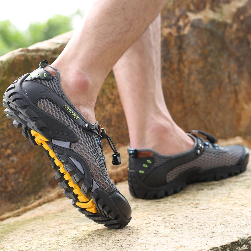 Новинка 2017 мужские весенне летние уличные треккинговые дышащие сетчатые