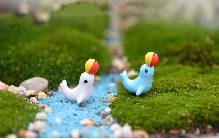 Micro Landscape Mini Animals House Miniature Fairy Garden Miniaturas Moss Diy Terrarium Accessories Figurines | Дом и сад