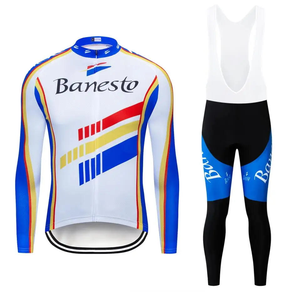 С длинным рукавом Банесто Велоспорт Майки велосипед велосипедная одежда Maillot Ropa Ciclismo - Цвет: 2
