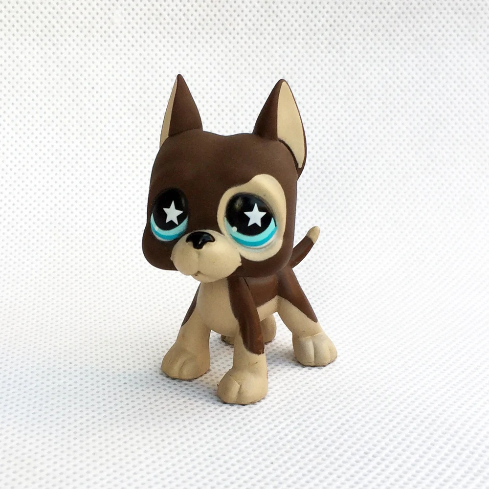 LPS кошка настоящая темно коричневая великая немецкий дог #817 Редкие игрушки для