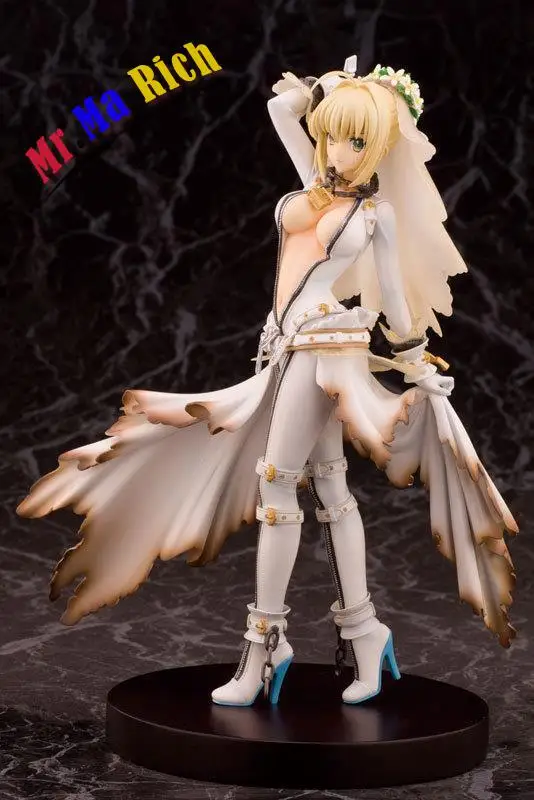 Сексуальная Fate Stay Night Fate/Экстра Ccc Saber экшен-фигурка из ПВХ Da Collezione игрушка |