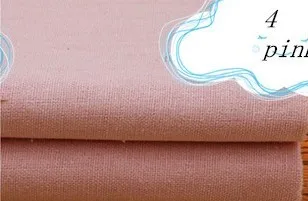 4pink 1 метр ткань из льна и хлопка для пошива стеганая Лоскутная Ткань DIY шторы в простом стиле из плотной ткани telas жира четверти ручной работы Рукоделие zakka - Цвет: 4pink
