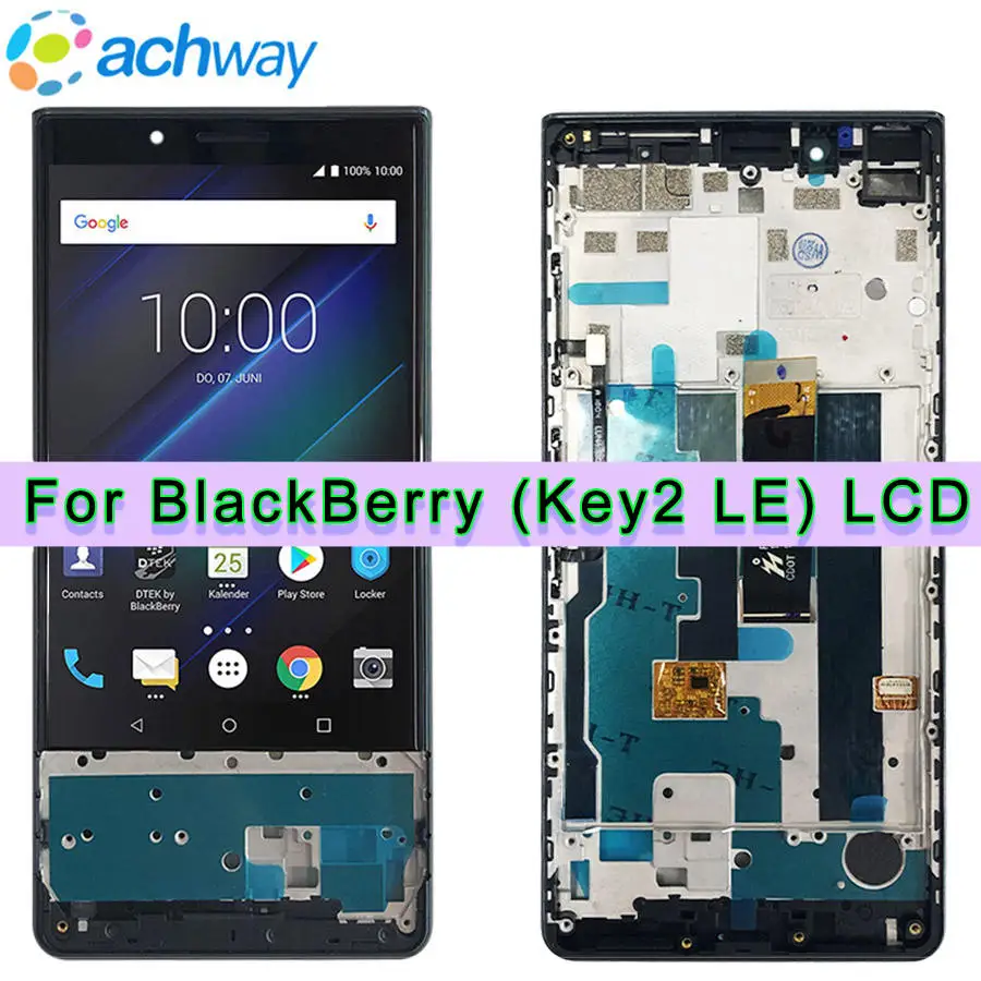 Оригинальный ЖК-дисплей для BlackBerry Key2 LE дигитайзер сенсорного экрана сменный
