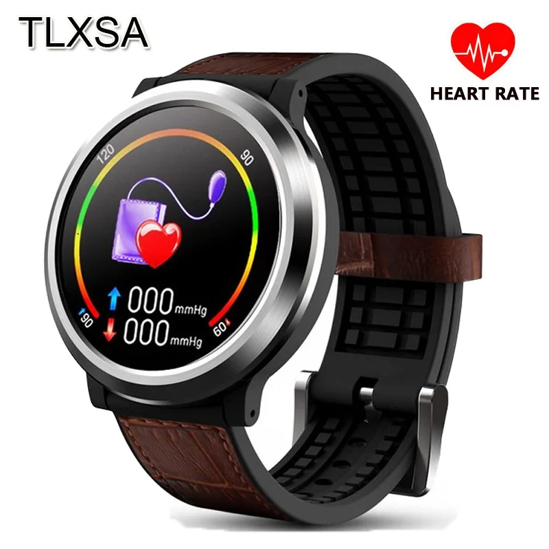 Умный спортивный фитнес трекер TLXSA Bluetooth часы с пульсометром и монитором