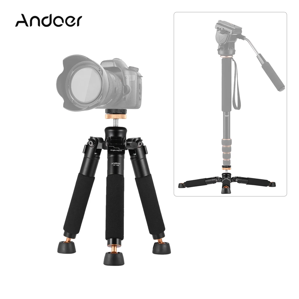 Портативный Настольный Штатив Andoer монопод из алюминиевого сплава для камер Canon